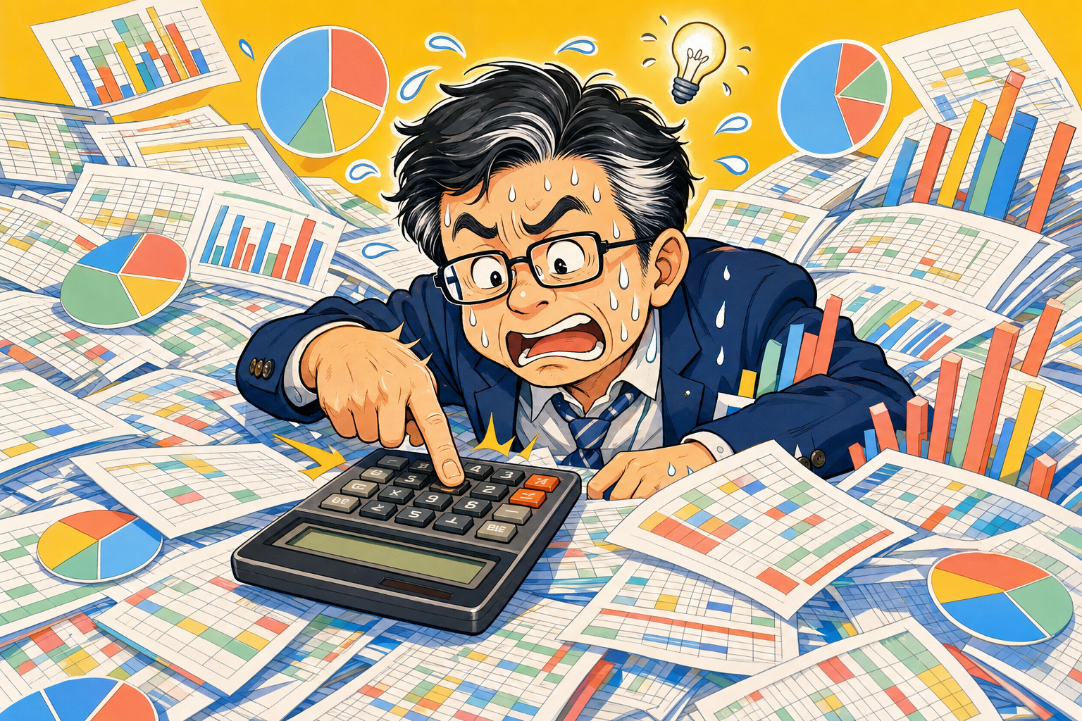 情景：データ分析に時間を取られる担当者
