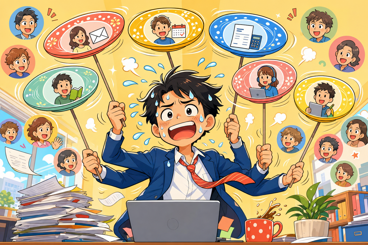 情景：契約後フォローが回らない担当者